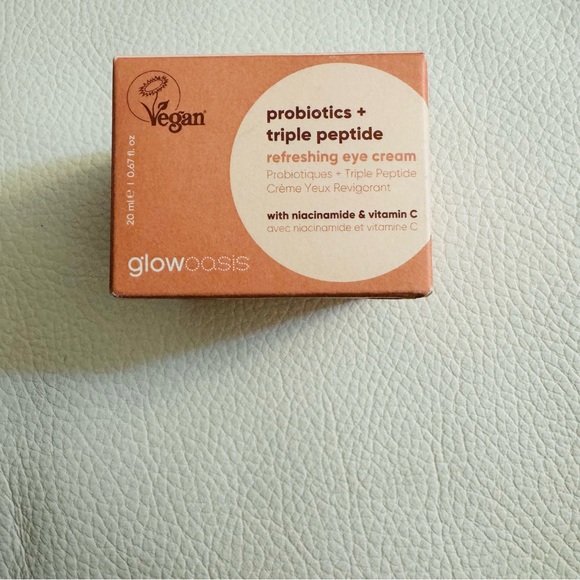 Glowoasis probiotics + triple peptide refreshing eye cream new - Picture 3 of 5